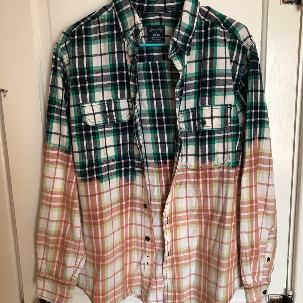 Dipped dyed Flannel